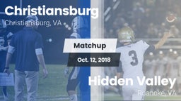 Matchup: Christiansburg vs. Hidden Valley  2018