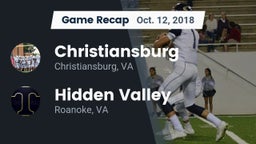 Recap: Christiansburg  vs. Hidden Valley  2018