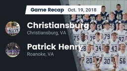 Recap: Christiansburg  vs. Patrick Henry  2018