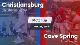 Matchup: Christiansburg vs. Cave Spring  2018