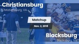 Matchup: Christiansburg vs. Blacksburg  2018
