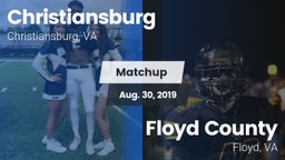 Matchup: Christiansburg vs. Floyd County  2019