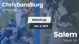 Matchup: Christiansburg vs. Salem  2019