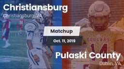 Matchup: Christiansburg vs. Pulaski County  2019