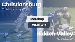 Matchup: Christiansburg vs. Hidden Valley  2019