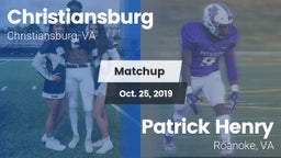 Matchup: Christiansburg vs. Patrick Henry  2019