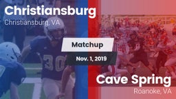 Matchup: Christiansburg vs. Cave Spring  2019