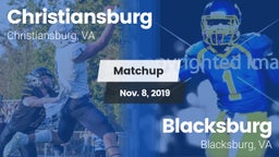 Matchup: Christiansburg vs. Blacksburg  2019