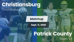 Matchup: Christiansburg vs. Patrick County  2020