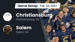 Recap: Christiansburg  vs. Salem  2021
