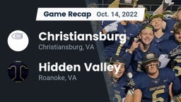 Recap: Christiansburg  vs. Hidden Valley  2022