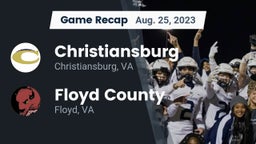 Recap: Christiansburg  vs. Floyd County  2023