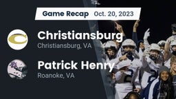 Recap: Christiansburg  vs. Patrick Henry  2023