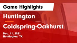 Huntington  vs Coldspring-Oakhurst  Game Highlights - Dec. 11, 2021