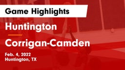 Huntington  vs Corrigan-Camden  Game Highlights - Feb. 4, 2022