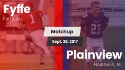 Matchup: Fyffe vs. Plainview  2017