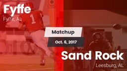 Matchup: Fyffe vs. Sand Rock  2017