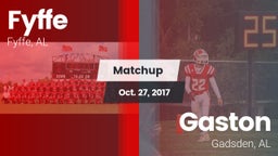 Matchup: Fyffe vs. Gaston  2017