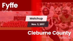 Matchup: Fyffe vs. Cleburne County  2017