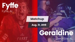 Matchup: Fyffe vs. Geraldine  2018