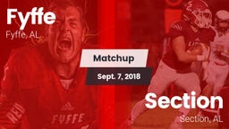 Matchup: Fyffe vs. Section  2018