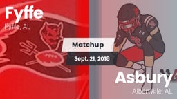 Matchup: Fyffe vs. Asbury  2018
