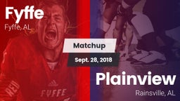 Matchup: Fyffe vs. Plainview  2018