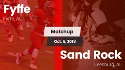 Matchup: Fyffe vs. Sand Rock  2018