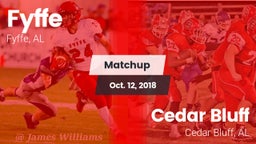 Matchup: Fyffe vs. Cedar Bluff  2018