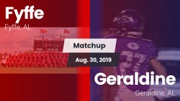 Matchup: Fyffe vs. Geraldine  2019