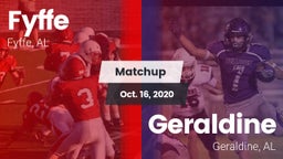 Matchup: Fyffe vs. Geraldine  2020