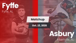 Matchup: Fyffe vs. Asbury  2020