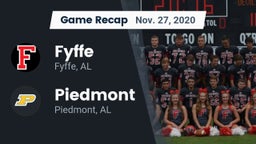 Recap: Fyffe  vs. Piedmont  2020