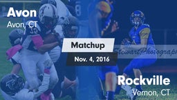 Matchup: Avon vs. Rockville  2016