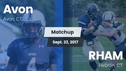 Matchup: Avon vs. RHAM  2017