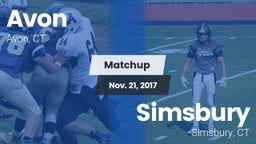 Matchup: Avon vs. Simsbury  2017