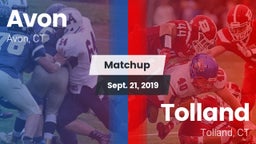 Matchup: Avon vs. Tolland  2019
