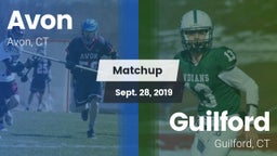 Matchup: Avon vs. Guilford  2019