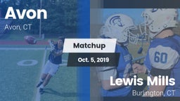 Matchup: Avon vs. Lewis Mills  2019
