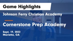 Johnson Ferry Christian Academy vs Cornerstone Prep Academy Game Highlights - Sept. 19, 2022