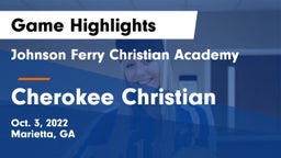 Johnson Ferry Christian Academy vs Cherokee Christian Game Highlights - Oct. 3, 2022