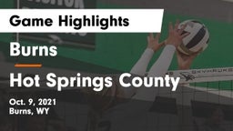 Burns  vs Hot Springs County  Game Highlights - Oct. 9, 2021