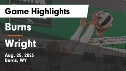 Burns  vs Wright  Game Highlights - Aug. 25, 2023