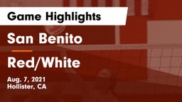 San Benito  vs Red/White Game Highlights - Aug. 7, 2021