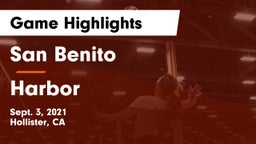 San Benito  vs Harbor Game Highlights - Sept. 3, 2021