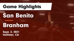 San Benito  vs Branham  Game Highlights - Sept. 2, 2021