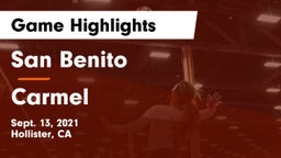 San Benito  vs Carmel Game Highlights - Sept. 13, 2021
