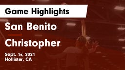 San Benito  vs Christopher  Game Highlights - Sept. 16, 2021