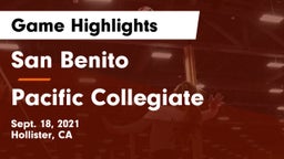 San Benito  vs Pacific Collegiate Game Highlights - Sept. 18, 2021