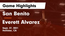 San Benito  vs Everett Alvarez Game Highlights - Sept. 27, 2021